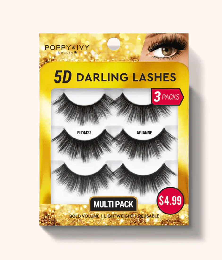 Poppy & Ivy 5D Darling Lashes - 3 Pairs - Image 20