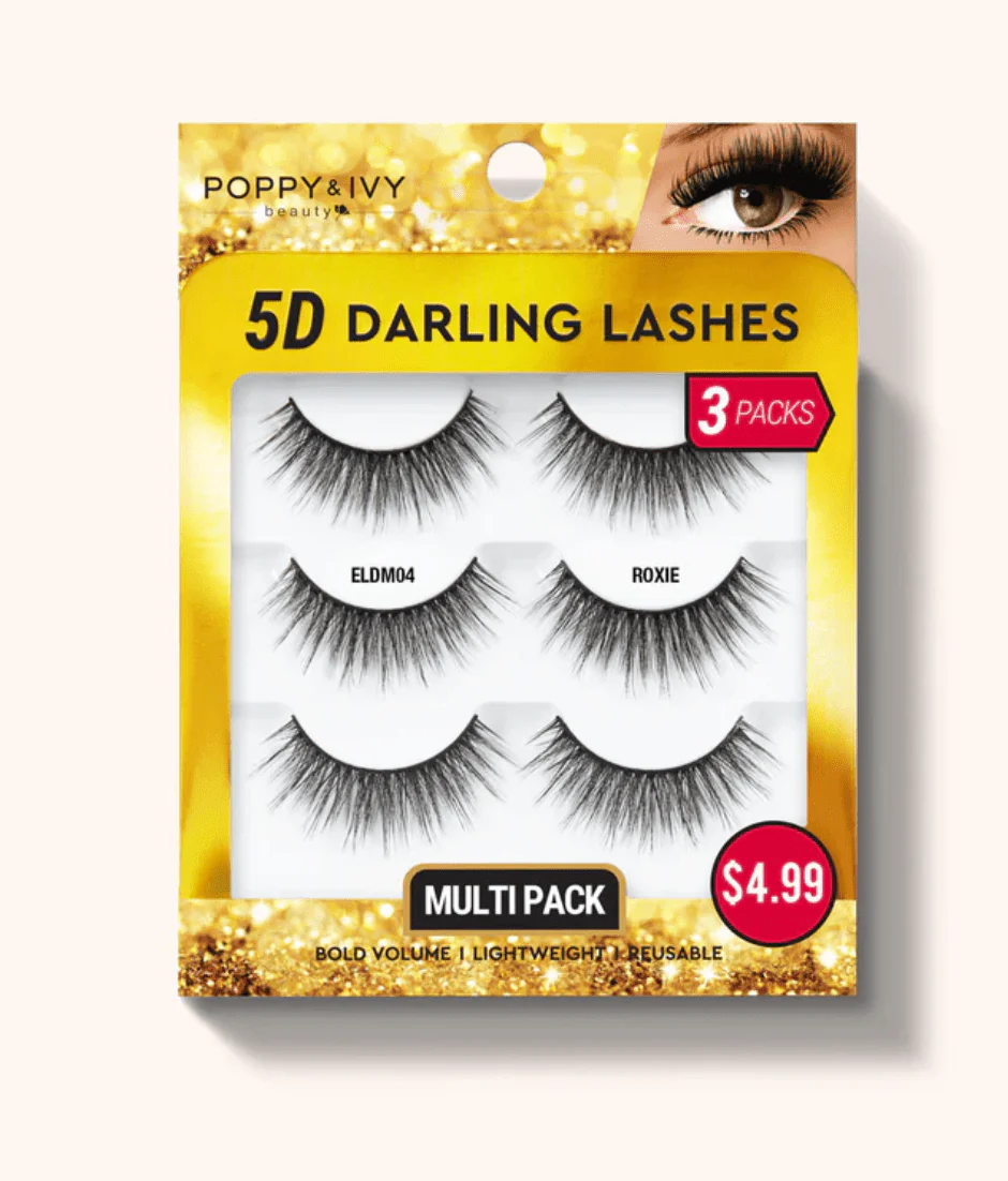 Poppy & Ivy 5D Darling Lashes - 3 Pairs - Image 4