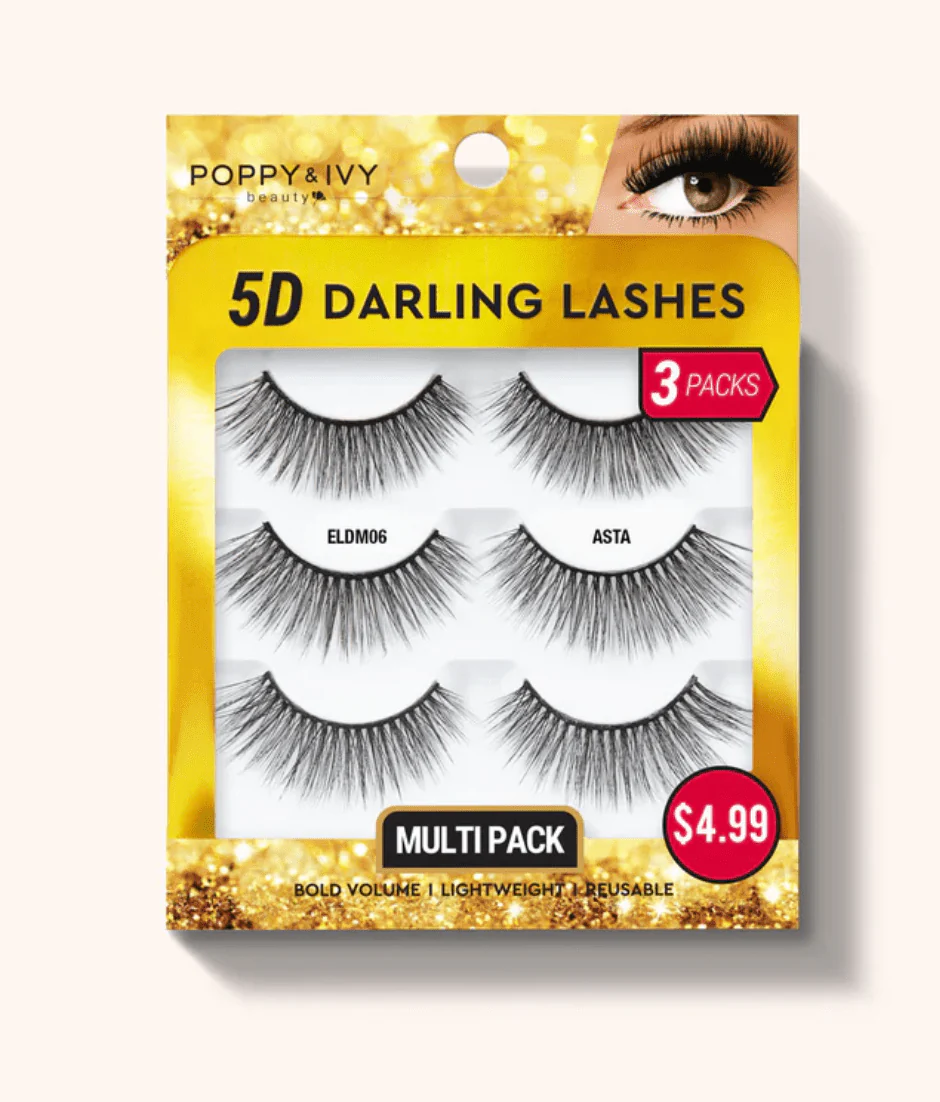 Poppy & Ivy 5D Darling Lashes - 3 Pairs - Image 6