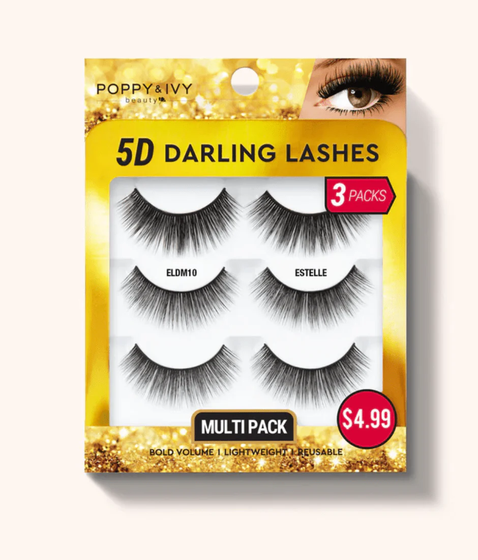 Poppy & Ivy 5D Darling Lashes - 3 Pairs - Image 9