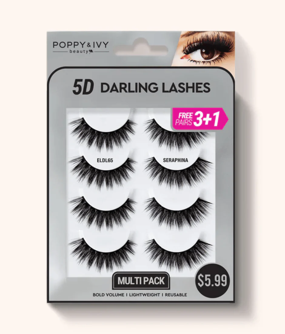 Poppy & Ivy 5D Darling Lashes - 4 Pairs - Image 5