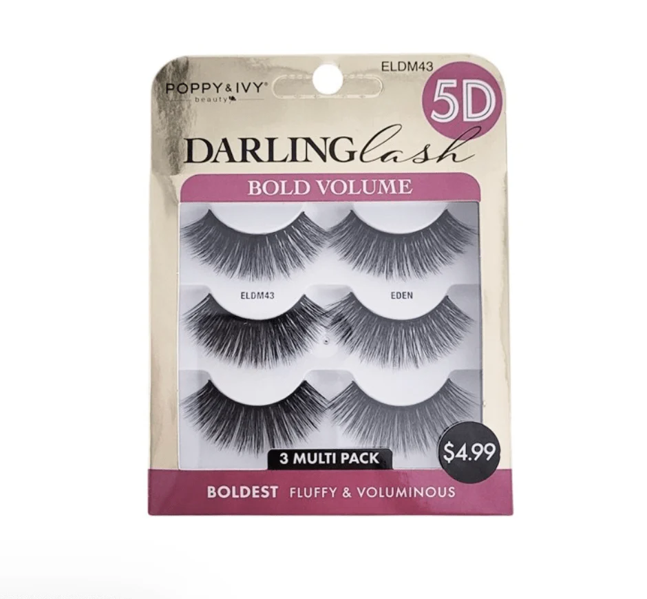 Poppy & Ivy 5D Darling Volume Lashes - 3 Pairs - Image 3