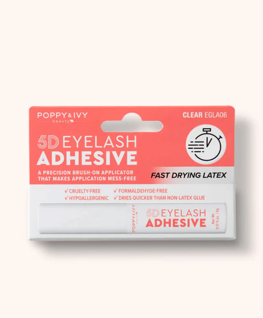 Poppy & Ivy 5D Eyelash Brush Adhesive Fast Drying - 5g - Image 4