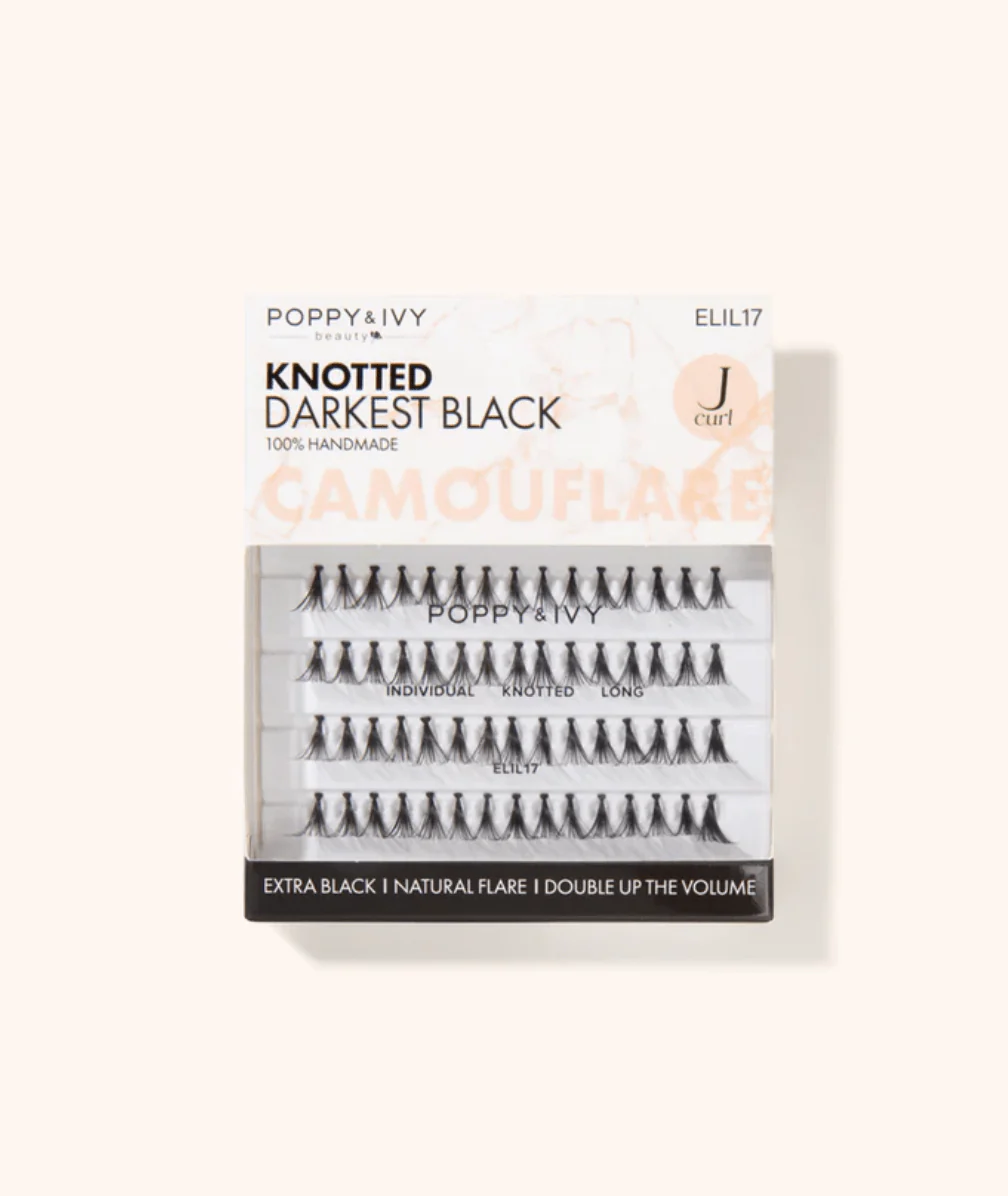 Poppy & Ivy Camouflage Knotted Individual & Trio Lashes - Image 3