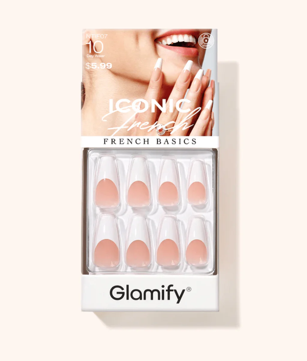 Poppy & Ivy Glamify Iconic French Press On Nails – Luxe Shapes - Image 19