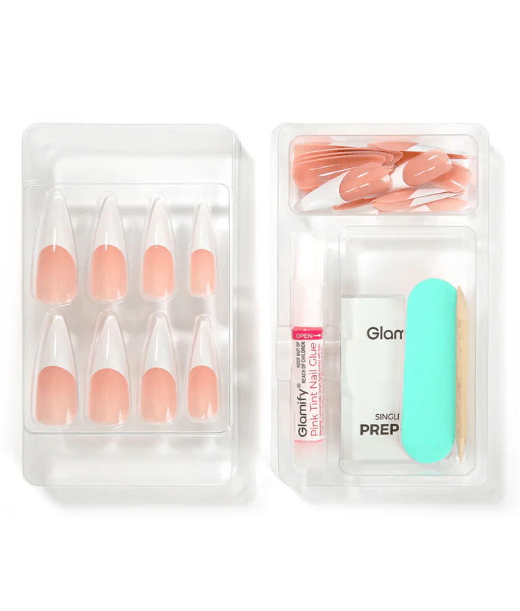 Poppy & Ivy Glamify Iconic French Press On Nails – Luxe Shapes - Image 25