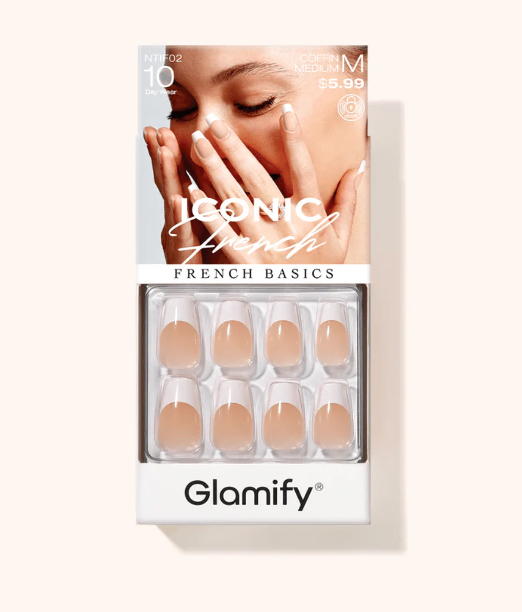 Poppy & Ivy Glamify Iconic French Press On Nails – Luxe Shapes - Image 4