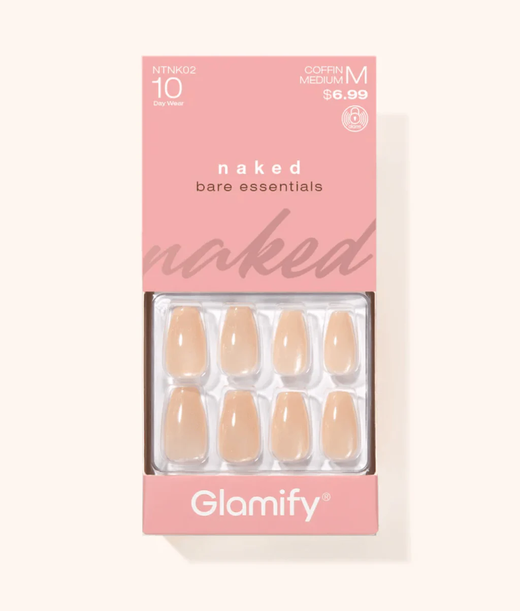 Poppy & Ivy Naked Press On Nails β Natural Nude - Image 4
