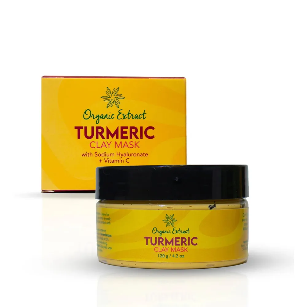 Organic Extract Turmeric Clay Mask - 4oz - Image 2