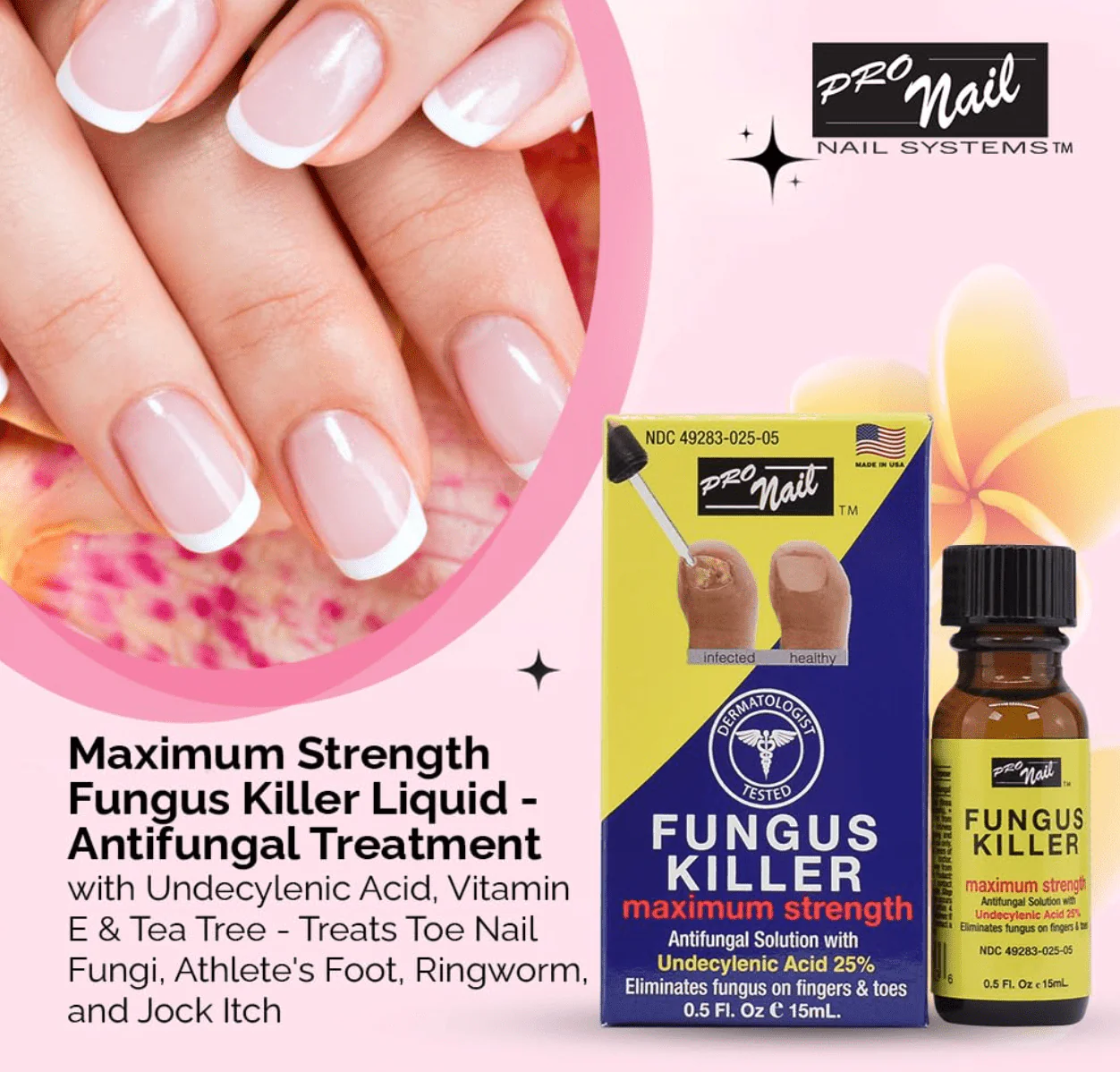 Pro Nail Fungus Killer Antifungal Treatment - 0.5oz - Image 5
