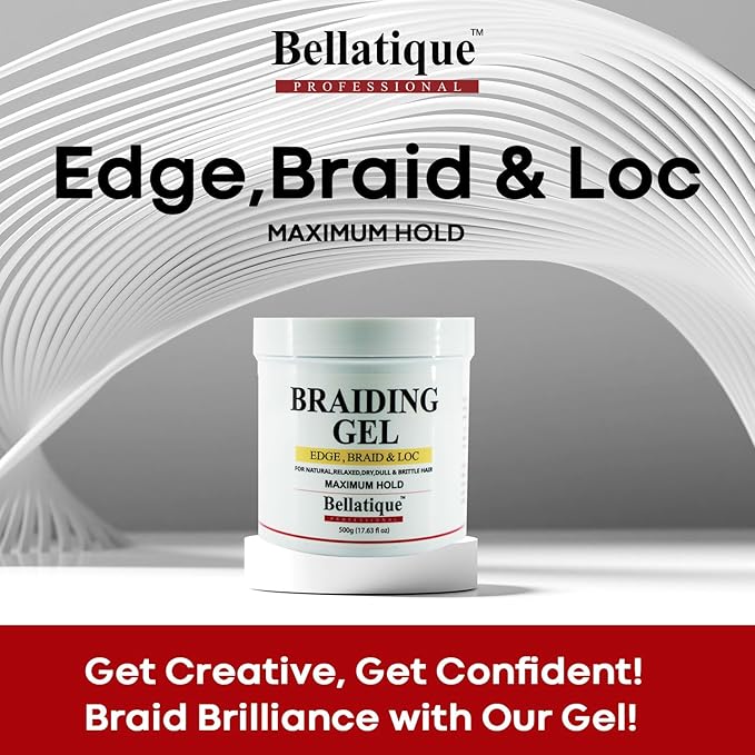 Bellatique Professional Braiding Gel Maximum Hold - Image 8