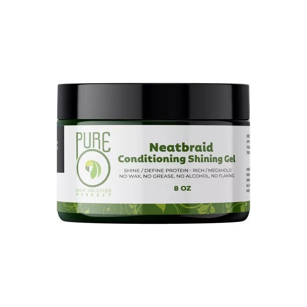 PureO Natural Neatbraid Conditioning Shining Hair Gel - Image 2
