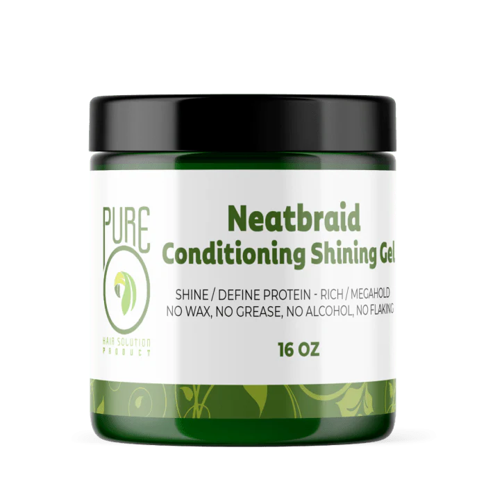 PureO Natural Neatbraid Conditioning Shining Hair Gel - Image 3