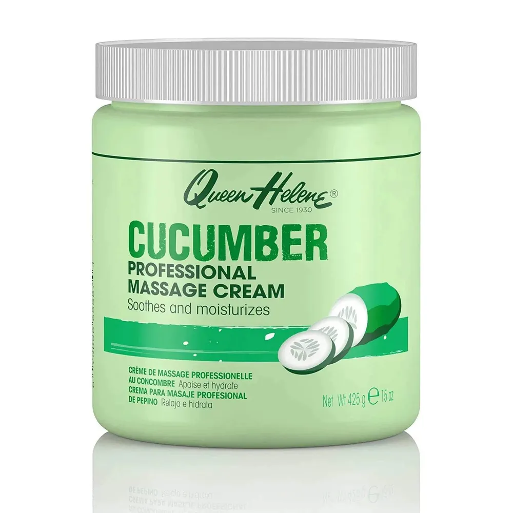 Queen Helene Almond & Cucumber Massage Cream – 15 oz - Image 2