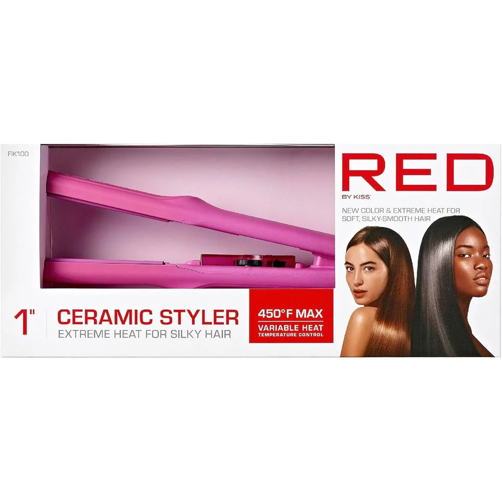 RED 1" Color Flat Iron β Hair Straightener