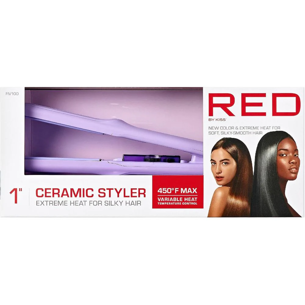 RED 1" Color Flat Iron β Hair Straightener - Image 6