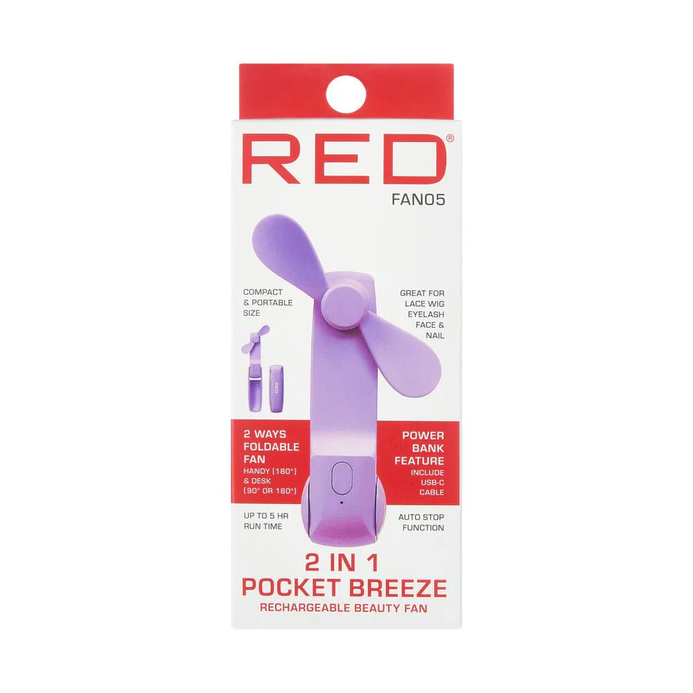 Red 2-in-1 Pocket Breezer - Image 2