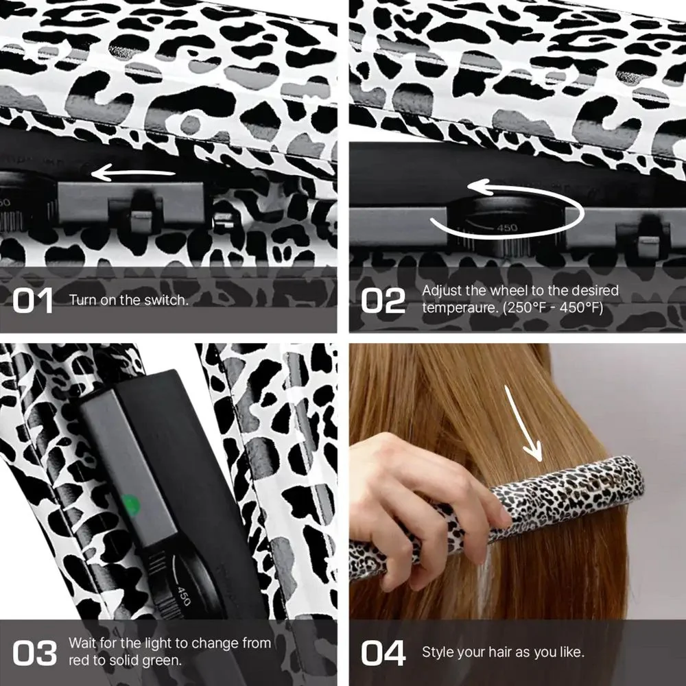 RED 1" Designer Series Flat Iron - Image 5