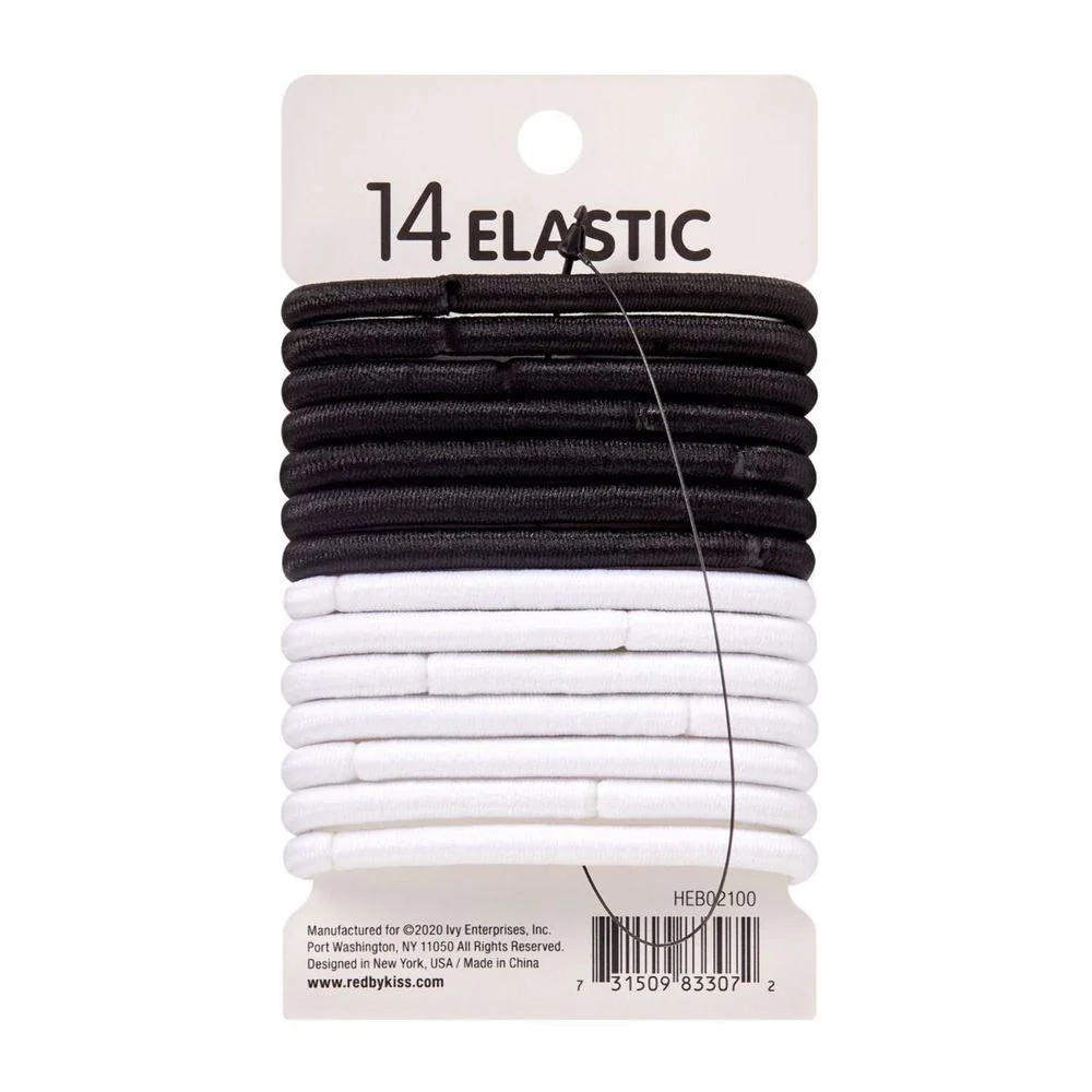 Red by Kiss 14 Pcs Maximum Hold Elastic Hair Bands β 5mm - Image 2