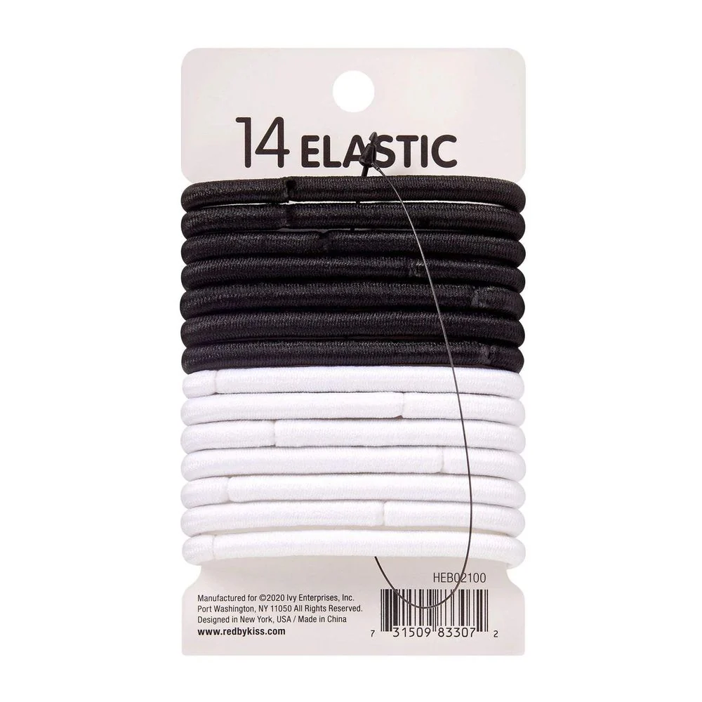 Red by Kiss 14 Pcs Maximum Hold Elastic Hair Bands β 5mm - Image 3