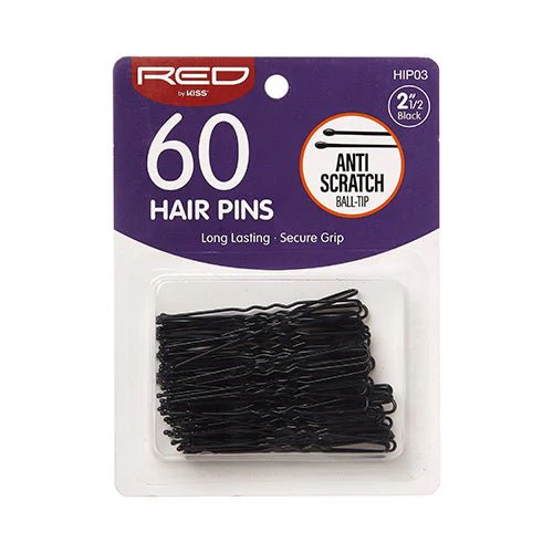 Red by Kiss 60 Pcs Hair Pins โ 2ยฝ"