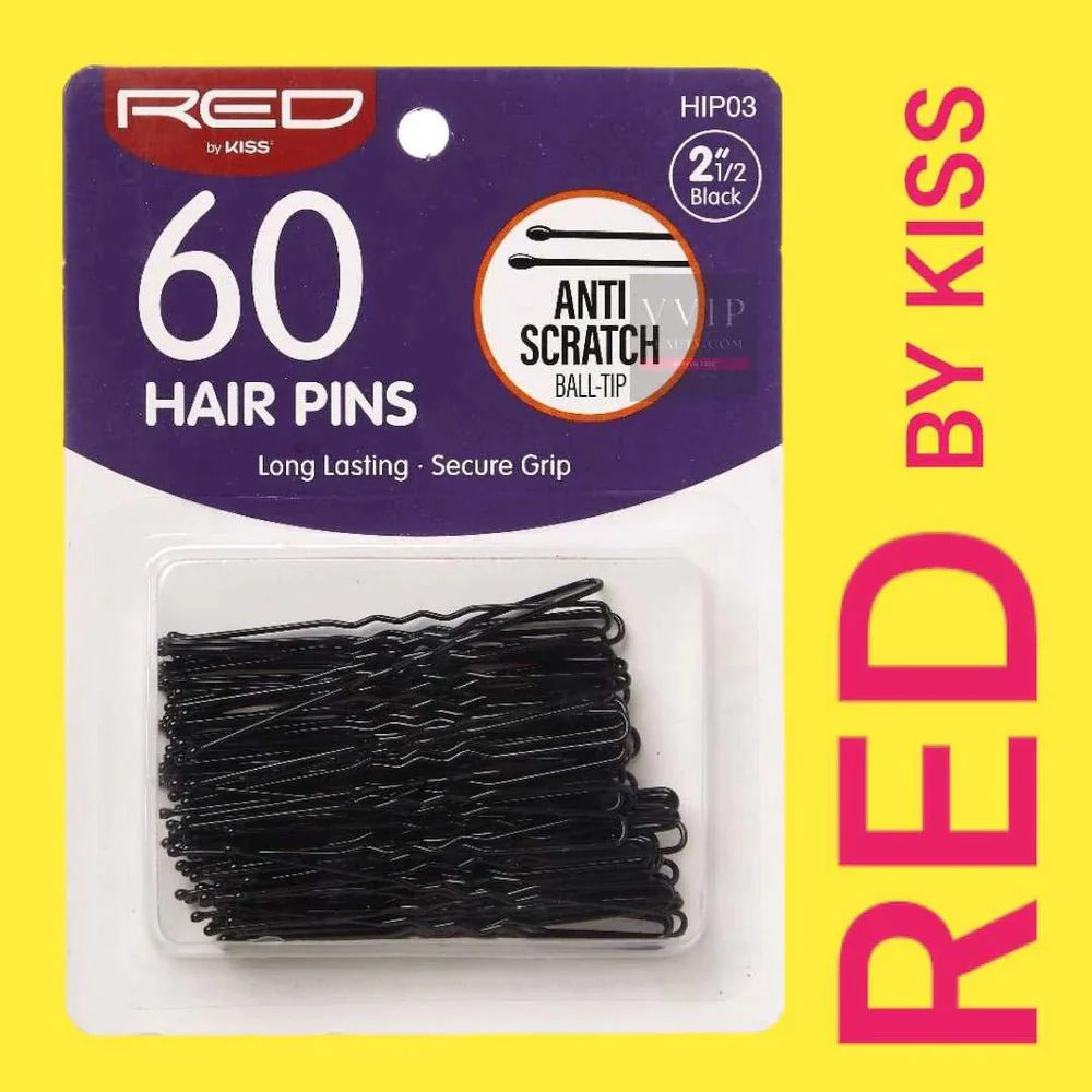 Red by Kiss 60 Pcs Hair Pins โ 2ยฝ" - Image 2