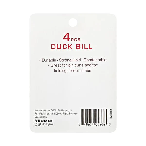 Red by Kiss 4 Pcs Duck Bill Clips - Image 3