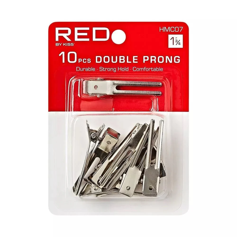Red by Kiss 10 Pcs Double Prong Hair Pins - 1¾"