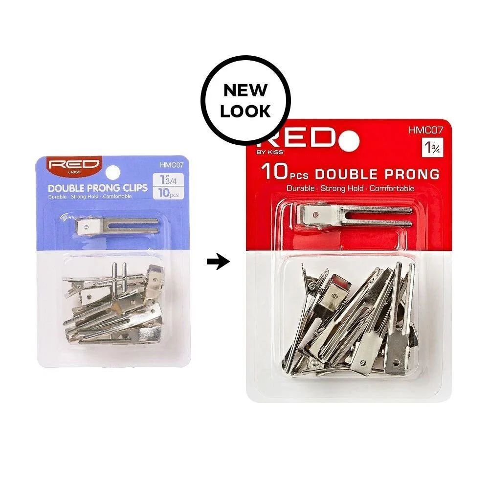 Red by Kiss 10 Pcs Double Prong Hair Pins - 1¾" - Image 2