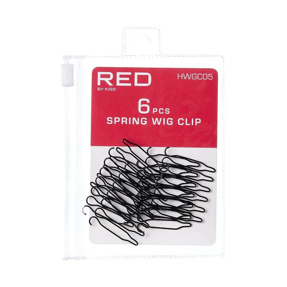 Red by Kiss 6 Pcs Spring Wig Clips