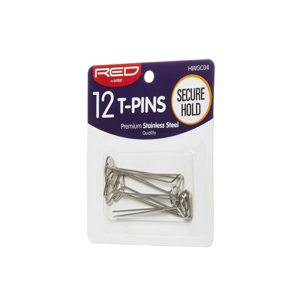 Red by Kiss 12 Pcs T Pins - Image 2