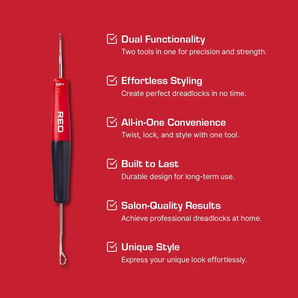 Red by Kiss 2-in-1 Dread Crochet Duo Tool - Image 3