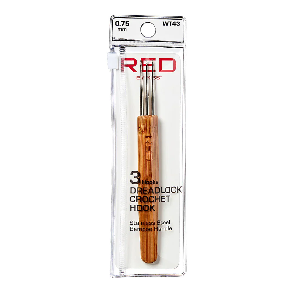 Red by Kiss 3 Hook Crochet Needle β 0.75 mm