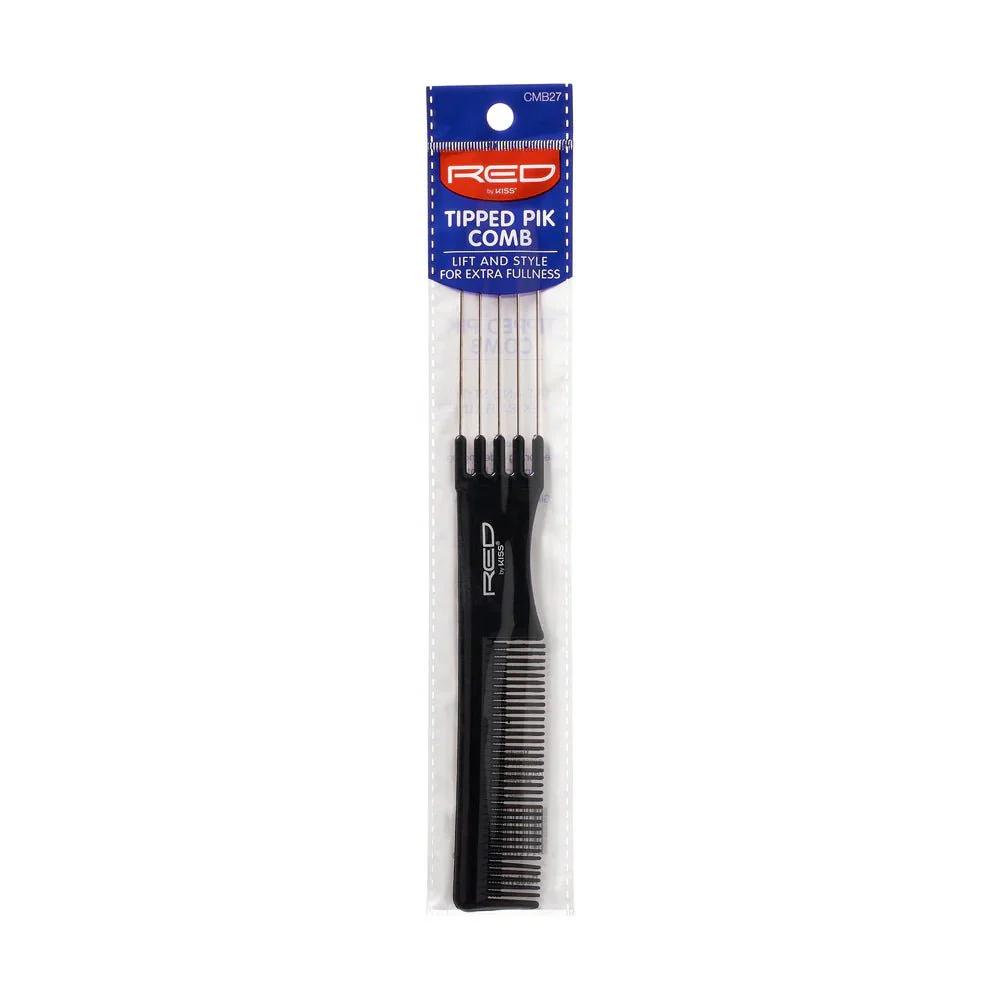 Red by Kiss Tipped Pik Comb ā Smooth