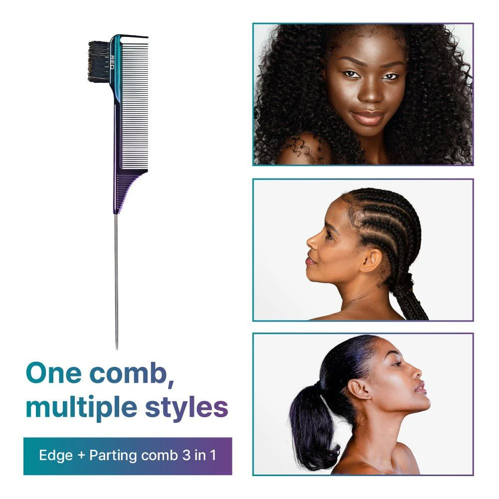 Red by Kiss 3-in-1 Edge & Parting Comb - Image 9