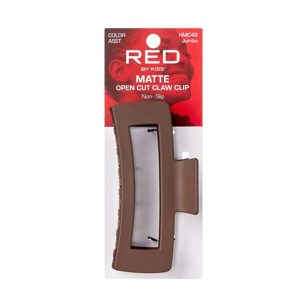 Red by Kiss Matte Open Cut Claw Clip β Jumbo