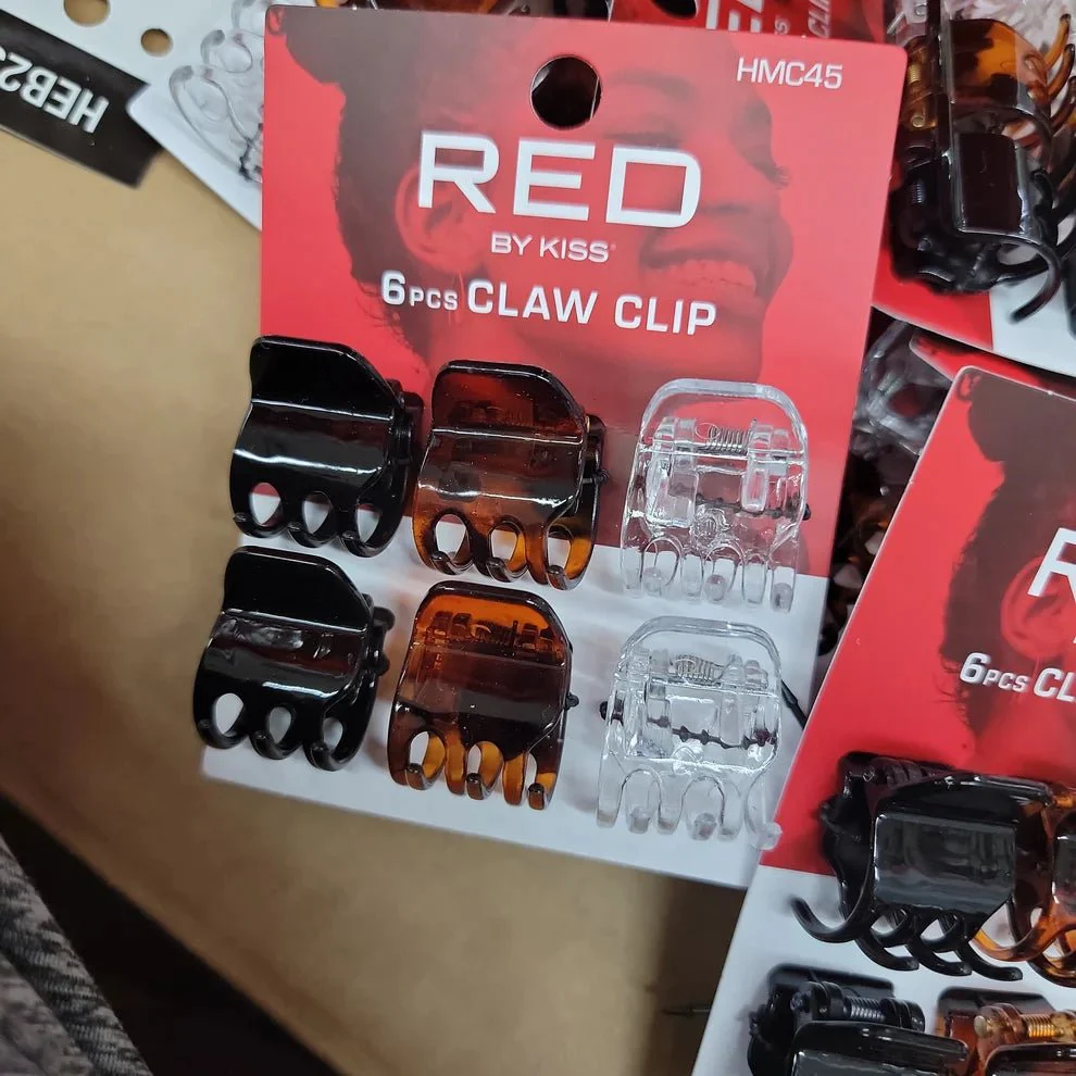 Red by Kiss 6-Piece Claw Clip Set ā Assorted Sizes - Image 2