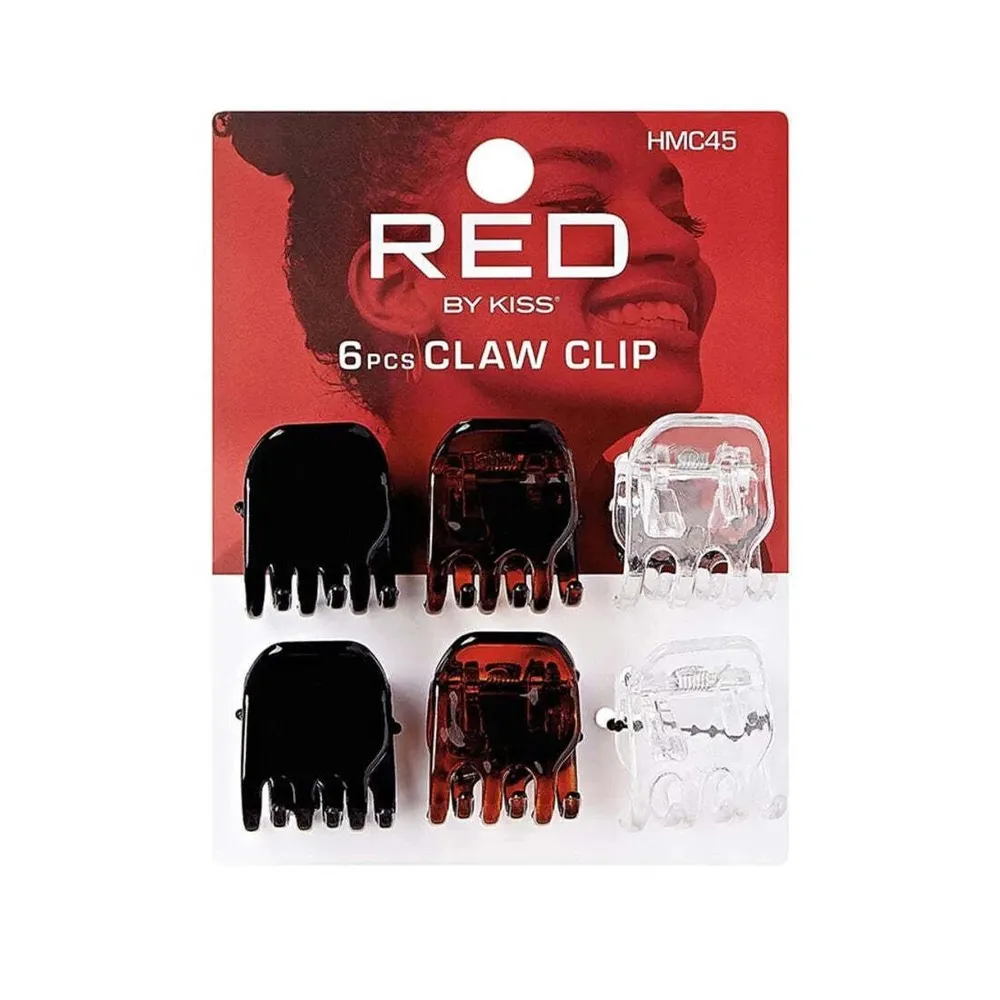Red by Kiss 6-Piece Claw Clip Set ā Assorted Sizes - Image 3