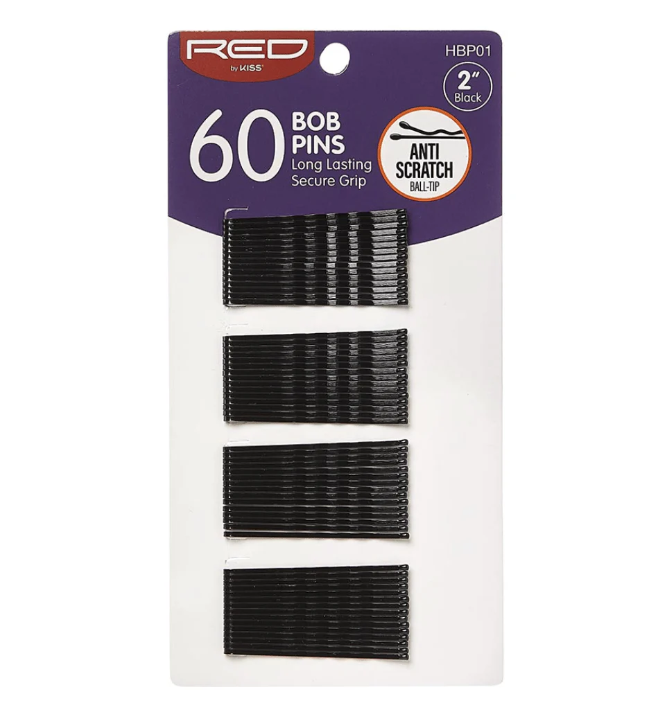 Red by Kiss 60 Pcs Bob Pins β 2"