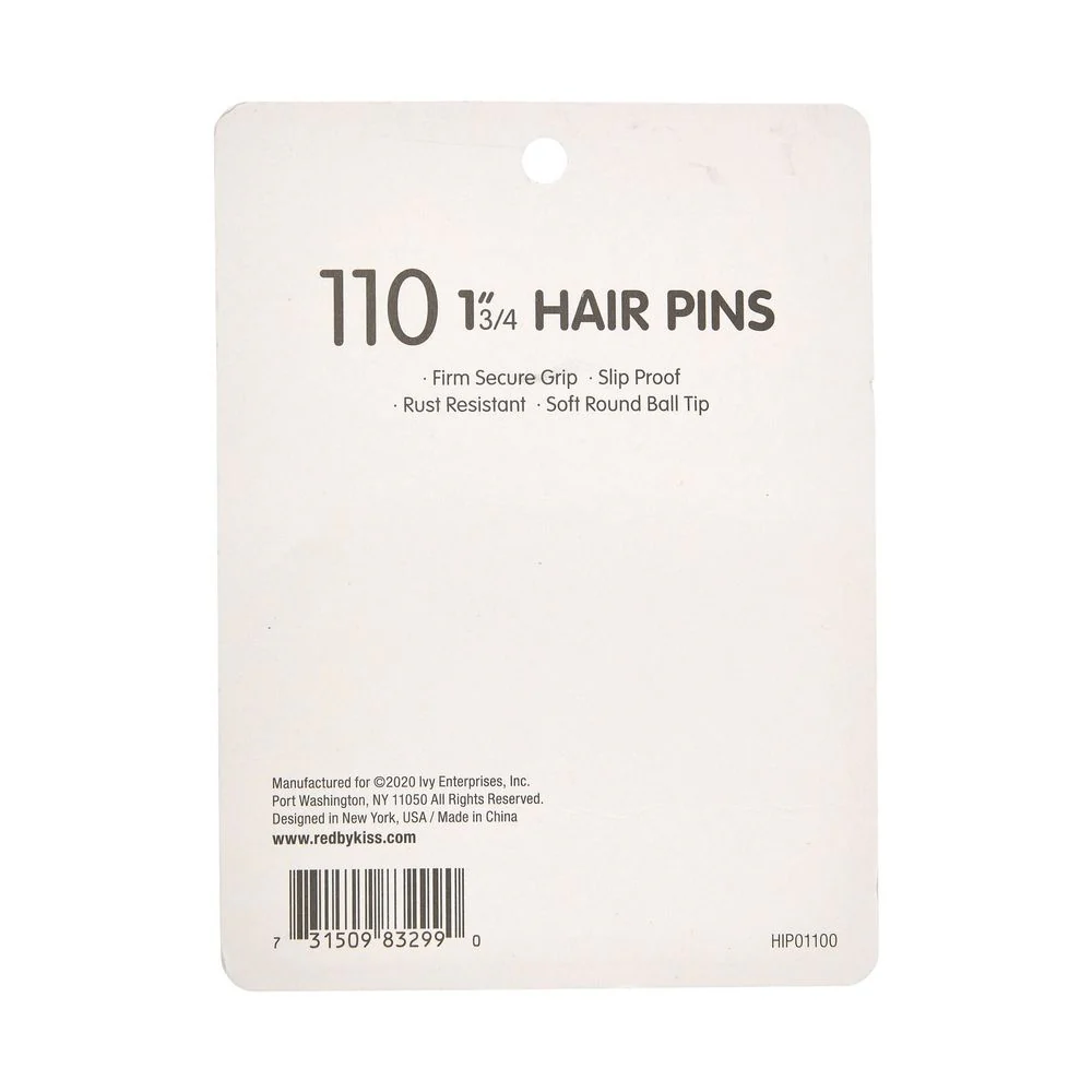 Red by Kiss 110 Pcs Hair Pins – 1¾" - Image 3