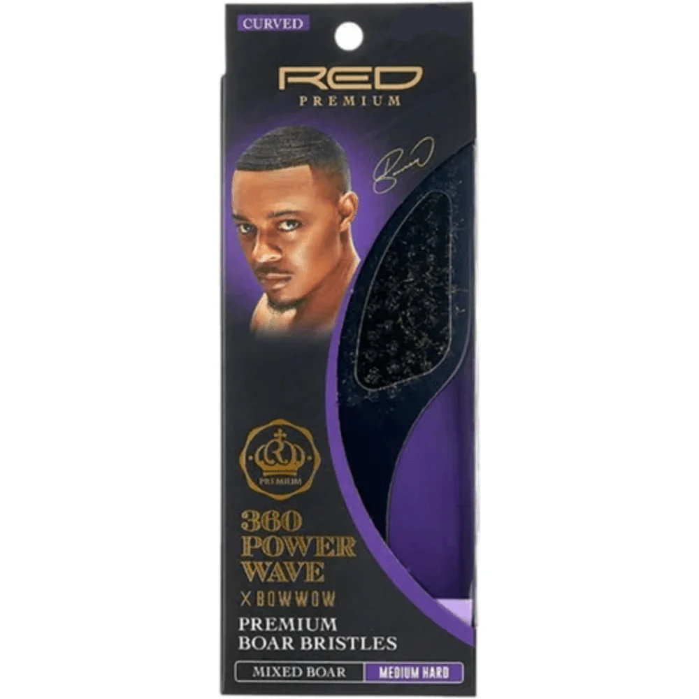 RED 360 Power Wave Brush - Medium Hard Bristle