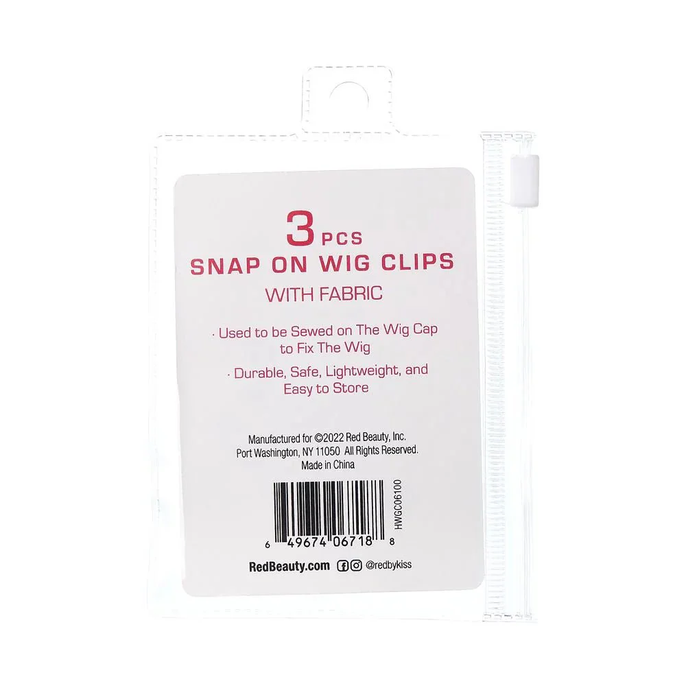Red by Kiss 3 Pcs Spring Wig Clips - Image 3