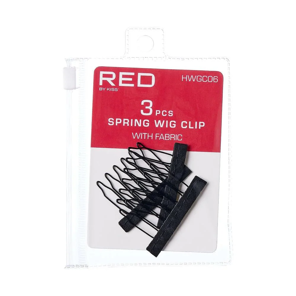 Red by Kiss 3 Pcs Spring Wig Clips - Image 4