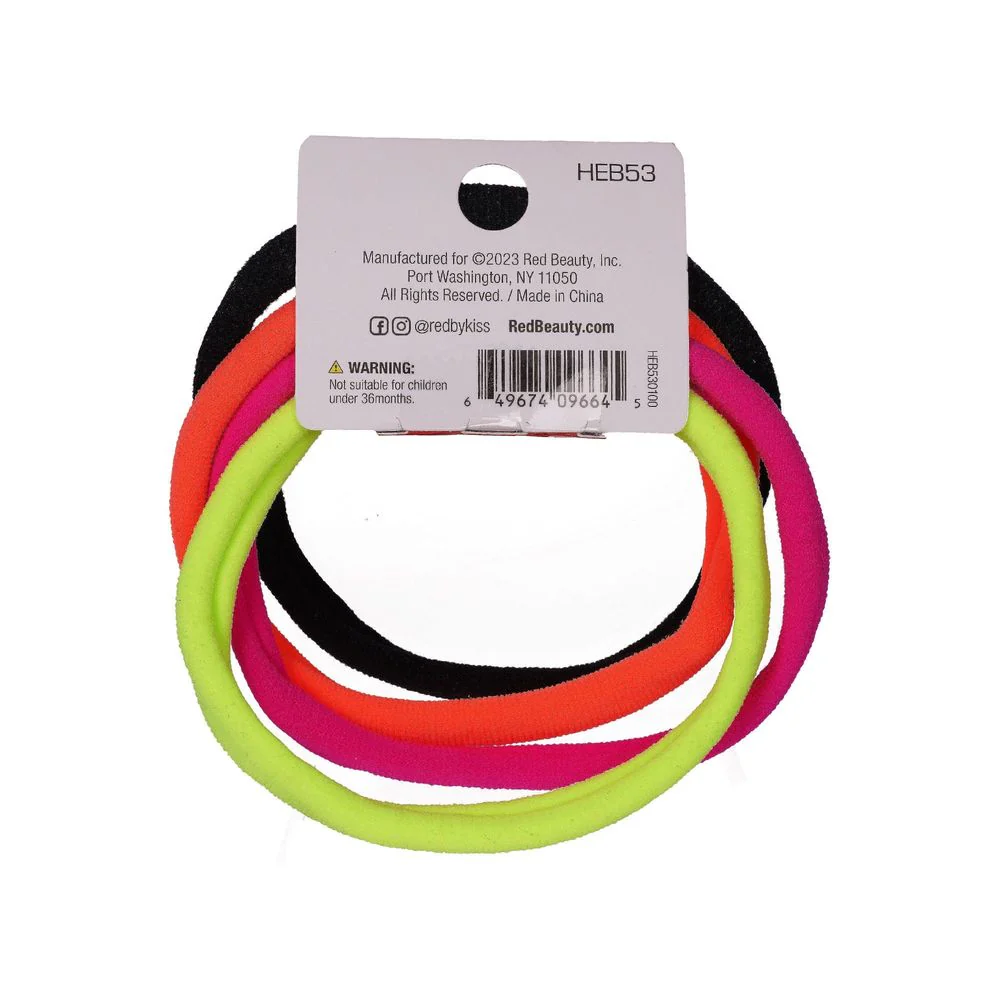 Red by Kiss Color Assorted Ponytail Holders - Image 6