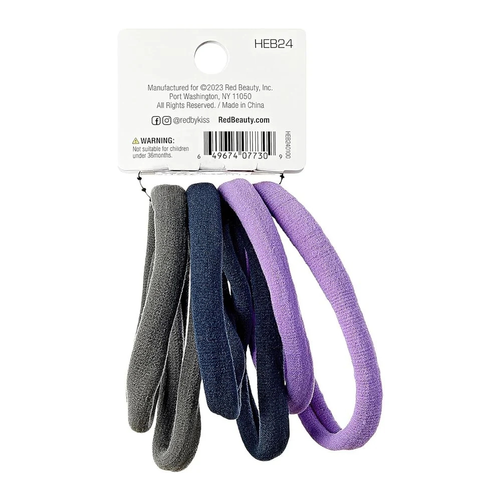 Red by Kiss Medium Ponytail Holders β 8pcs - Image 2