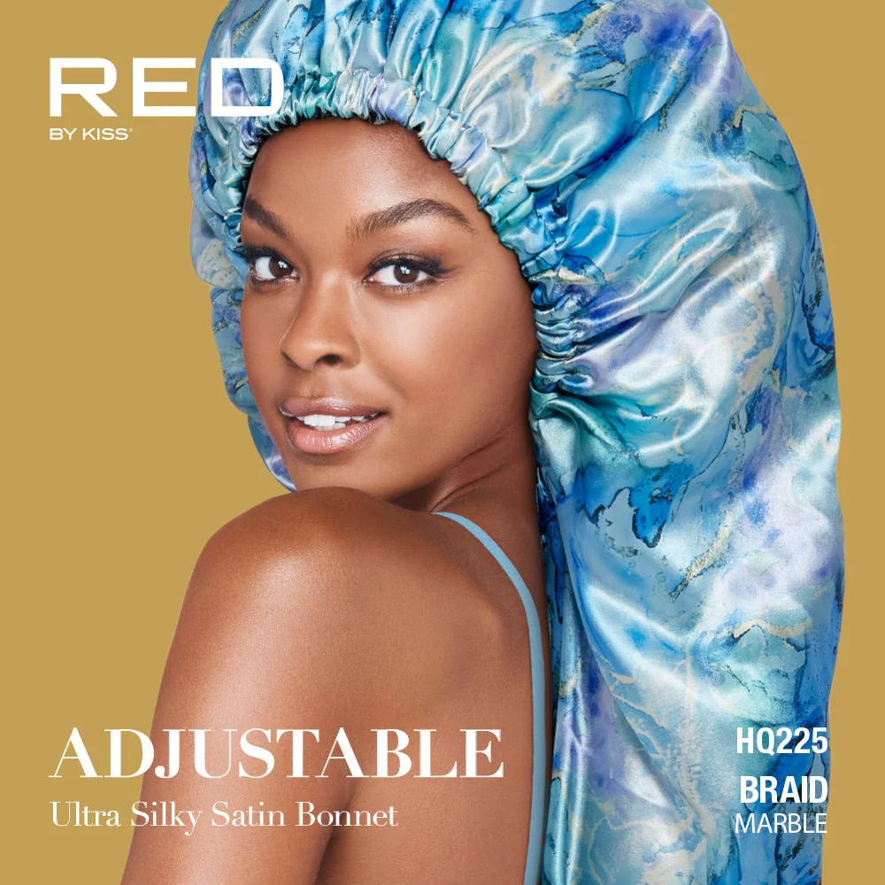 Red by Kiss Adjustable Ultra Silky Satin Bonnet - Image 10