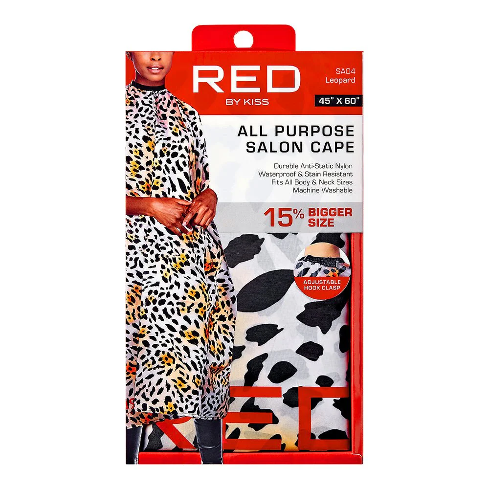 Red by Kiss All Purpose Salon Nylon Cape - Image 8