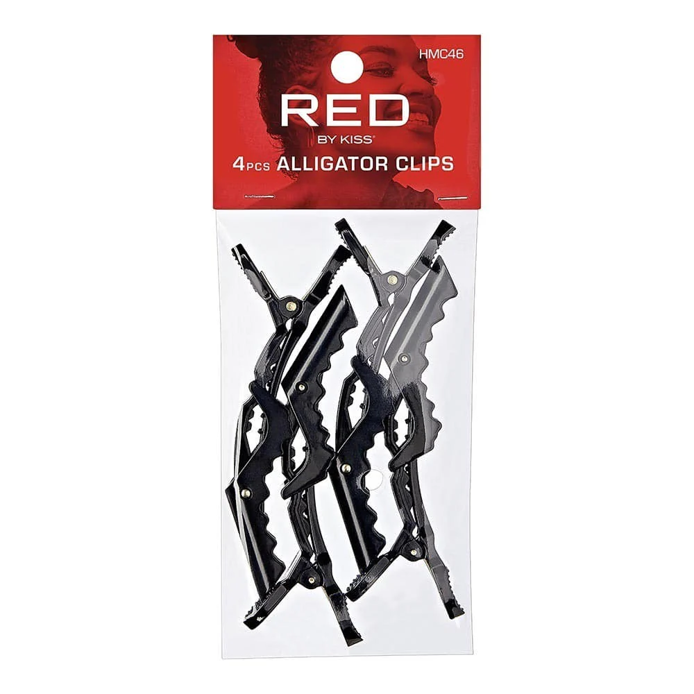 Red by Kiss Alligator Clip 4pcs