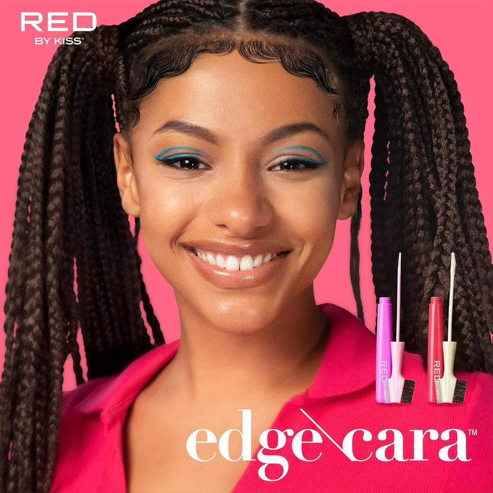 Red by Kiss Sweet Peach Edge Brush + Edge Fixer – Dual-Sided Brush - Image 6