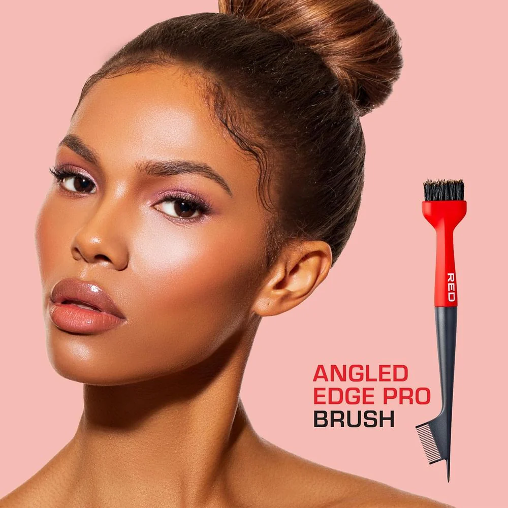 Red by Kiss Angled Edge Pro Brush – Firm Dual-Sided Brush - Image 6